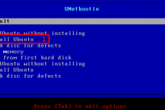 2. UNetbootin menu