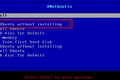 2. UNetbootin menu