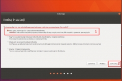 16. Wybór instalacji na całym dysku